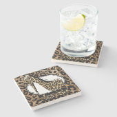 Loodafdruk Hoge Mode MOM-Onderzetters  Stenen Onderzetter (Zijkant)