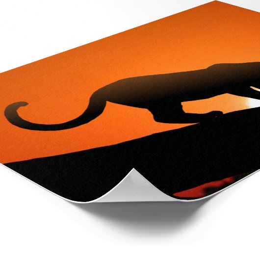 Loodbaard in de boom poster (Hoek)