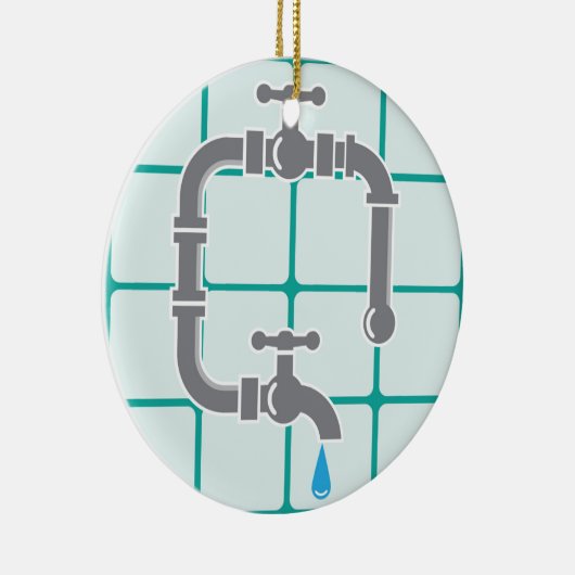 Loodbuizen Keramisch Ornament (Rechts)