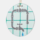 Loodbuizen Keramisch Ornament (Links)