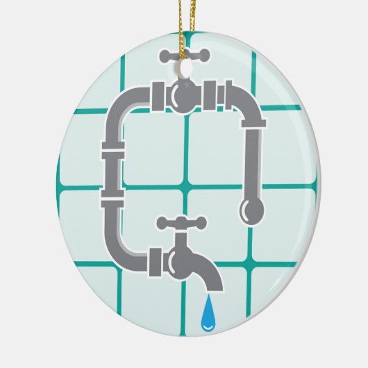 Loodbuizen Keramisch Ornament (Links)