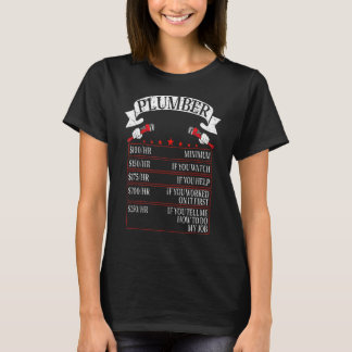 Loodbuizen met extra ladingssnoer t-shirt