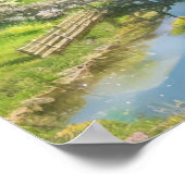 Looddorp omringd door Natuur Poster (Hoek)