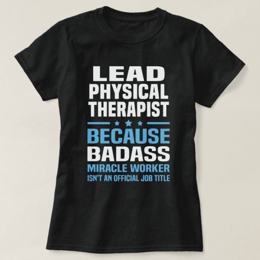 Loodfysiotherapeut T-shirt (Design voorkant)