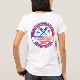 Loodgieter Aannemer Bedrijf Vrouwen T-shirt