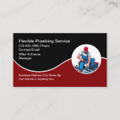 Loodgieter Aannemer Moderne Visitekaartjes (Voorkant)