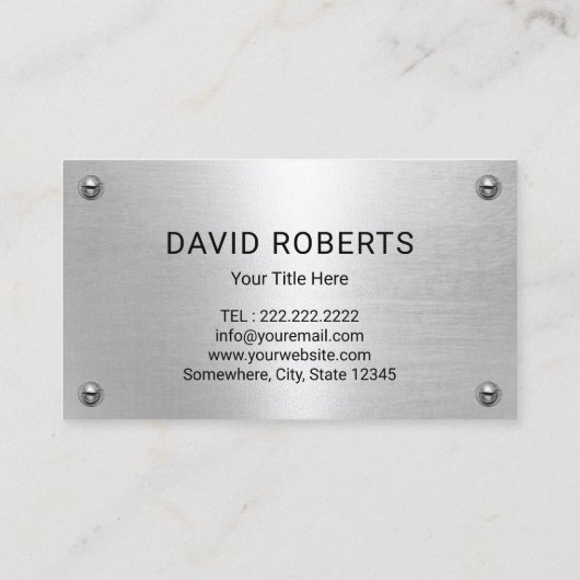 Loodgieter Beer Veteran House Repair Service Visitekaartje (Achterkant)