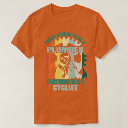 Loodgieter Biker Ontwerp T-shirt (Design voorkant)