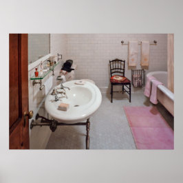 Loodgieter - De Badkamer Poster