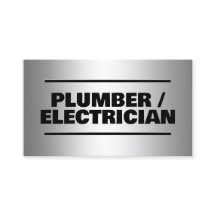 Loodgieter/Elektricien Douane QR-Visitekaartje