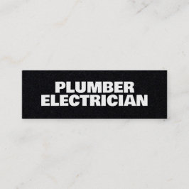 ⚡ Loodgieter & Elektrikien Premium Mini Visitekaartje