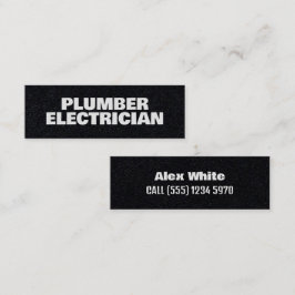 ⚡ Loodgieter & Elektrikien Premium Mini Visitekaartje