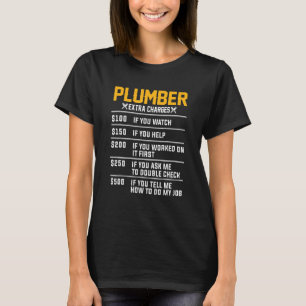 Loodgieter Extra Kosten Loodgieters Kostuum Ambac T-shirt