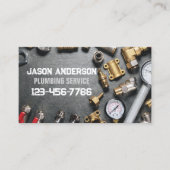 Loodgieter Gereedschap Kraan Handyman Pluming Serv Visitekaartje (Voorkant)