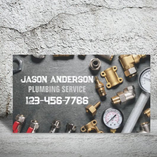 Loodgieter Gereedschap Kraan Handyman Pluming Serv Visitekaartje