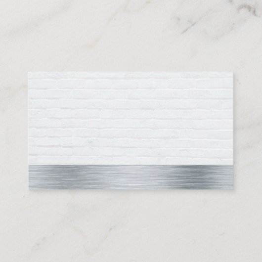 Loodgieter | Geschoolde arbeider Visitekaartje (Achterkant)