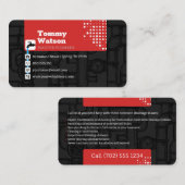 loodgieter | Handig Mannen Visitekaartje (Voorkant / Achterkant)