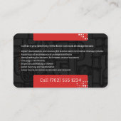 loodgieter | Handig Mannen Visitekaartje (Achterkant)