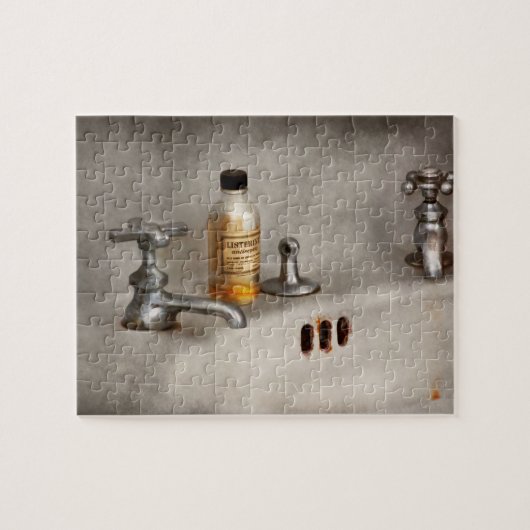 Loodgieter - Heeft vanavond een afspraakje Legpuzzel (Horizontaal)