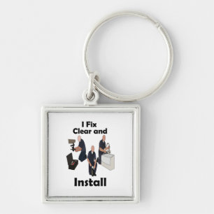 Loodgieter Ik Repareer, Ontkalk, Installeer Loodgi Sleutelhanger