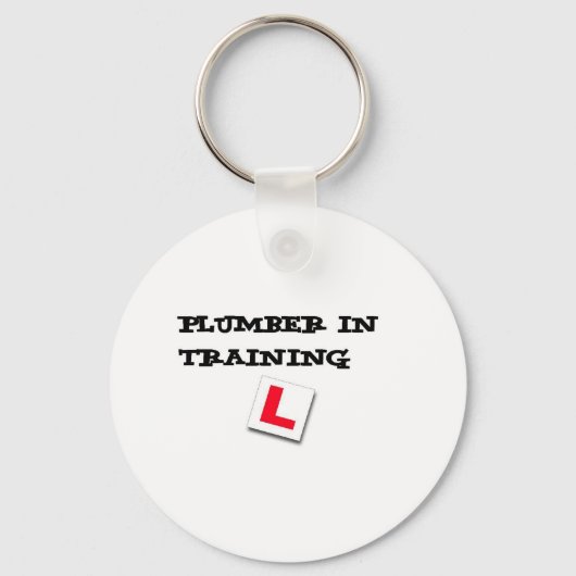 loodgieter in opleiding sleutelhanger (Voorkant)