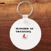 loodgieter in opleiding sleutelhanger (Voorkant)