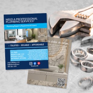 loodgieter klusjesman badkamer keukens flyer