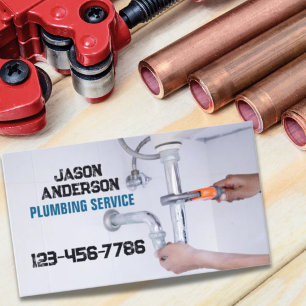 Loodgieter kraan pijp Handyman Pluming Service Visitekaartje