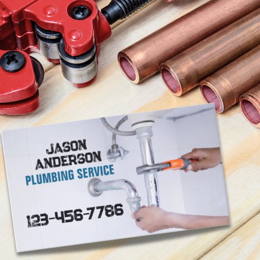 Loodgieter kraan pijp Handyman Pluming Service Visitekaartje