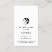 Loodgieter Loodgieter Pijp Moersleutel Visitekaartje (Achterkant)