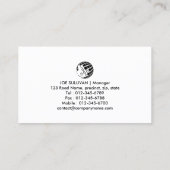 Loodgieter Loodgieter Pijp Moersleutel Visitekaartje (Achterkant)