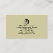 Loodgieter Loodgieter Pijp Moersleutel Visitekaartje (Achterkant)