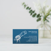 Loodgieter Loodgieter Pijp Moersleutel Visitekaartje (Staand voorkant)