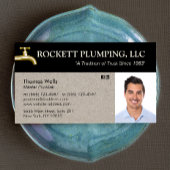 Loodgieter Loodgieterswaterkraan Photo Business Visitekaartje