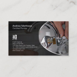 Loodgieter Loodgieterswerk Lekkende kraan Home Rep Visitekaartje
