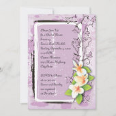  loodgieter paars wit vrijgezellenfeest kaart (Voorkant)