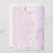  loodgieter paars wit vrijgezellenfeest kaart (Achterkant)