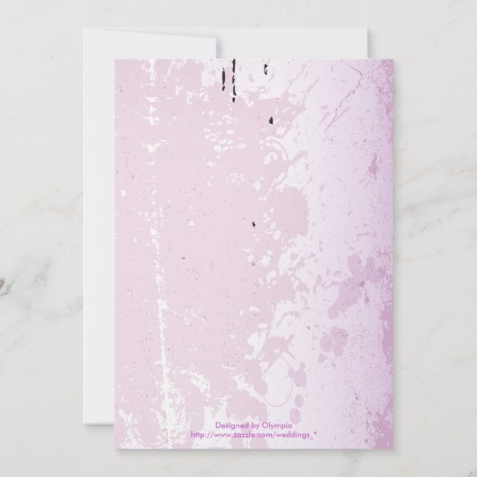  loodgieter paars wit vrijgezellenfeest kaart (Achterkant)