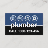 Loodgieter Signage Rand Loodgieterij Visitekaartje (Voorkant)