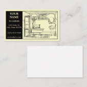  loodgieter Sjabloon Visitekaartje (Voorkant / Achterkant)