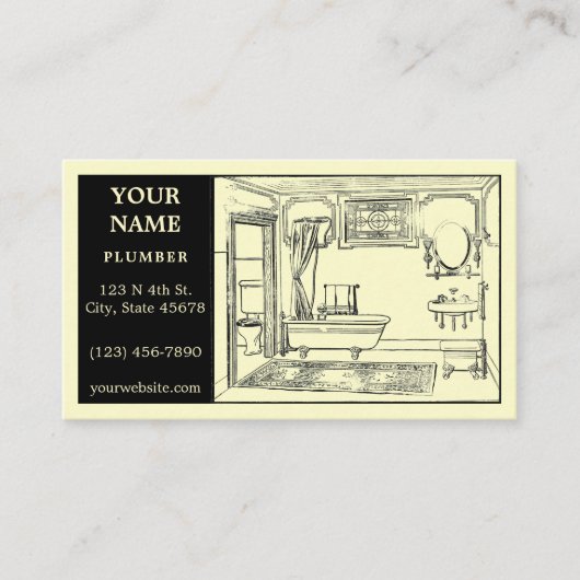  loodgieter Sjabloon Visitekaartje (Voorkant)