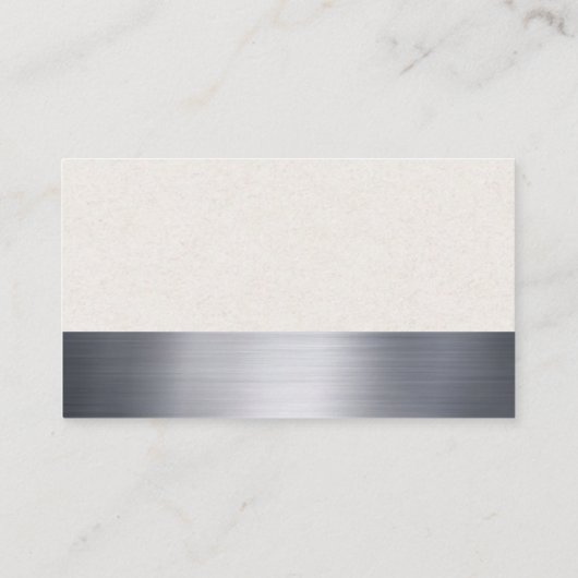 Loodgieter Sleutel Logo Visitekaartje (Achterkant)