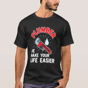 Loodgieter technicus ontwerp voor pijpfitter - Loo T-shirt