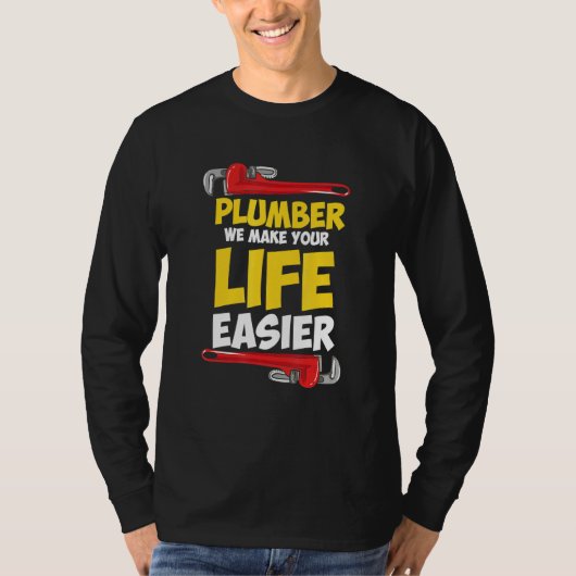 Loodgieter Technicus Ontwerp voor Pipefitter - Loo T-shirt (Voorkant)