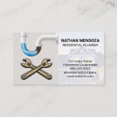 loodgieter | Verstopte leidingen | Sleutels Visitekaartje (Voorkant)