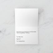 Loodgieter verwijzing dank u kaarten (Binnen)