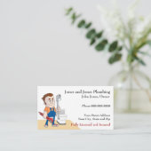 Loodgieter Visitekaartje (Staand voorkant)