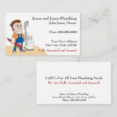 Loodgieter Visitekaartje (Voorkant / Achterkant)