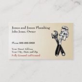 Loodgieter Visitekaartje (Voorkant)