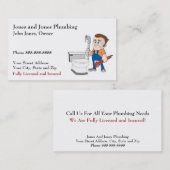 Loodgieter Visitekaartje (Voorkant / Achterkant)